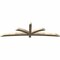 Ekena Millwork Davenport Rough Sawn Timber Gable Bracket, Douglas Fir, 108"W x 31 1/2"H x 4"D x 4"F, 7/12 Pitch GBW108X31X0404DAV00RDF - alternate 5